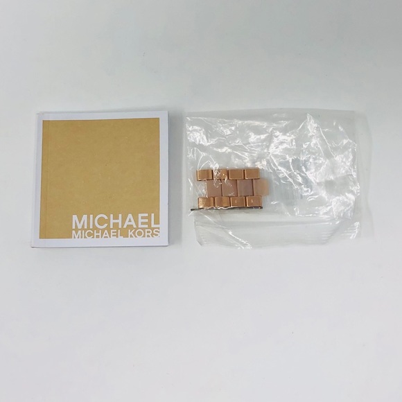 MICHAEL KORS GOLD WATCH WITH PINK ACCENTS - Picture 12 of 13